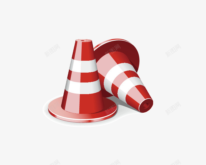 道路安全锥锥形标矢量图eps免抠素材_新图网 https://ixintu.com 安全锥形标 道路安全锥锥形标 道路标志 雪花桶 矢量图