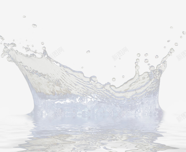水花png免抠素材_新图网 https://ixintu.com 水 白色 跳水