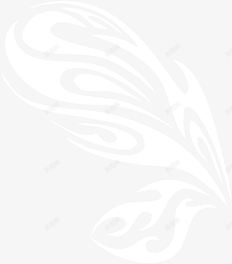 白色婚礼羽毛装饰png免抠素材_新图网 https://ixintu.com 婚礼 白色 羽毛 装饰