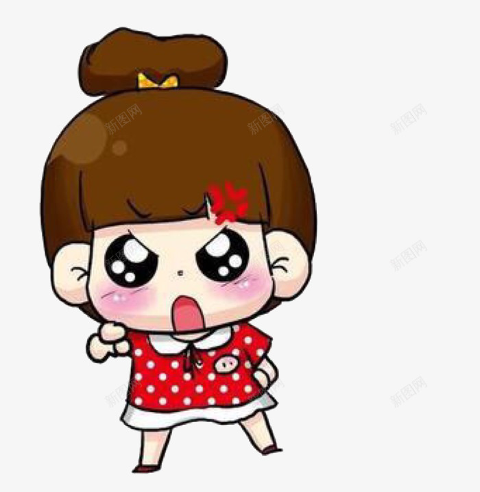 小女孩生气抓狂表情png免抠素材_新图网 https://ixintu.com 女孩 愤怒 抓狂的人 抓狂表情 生气 表情