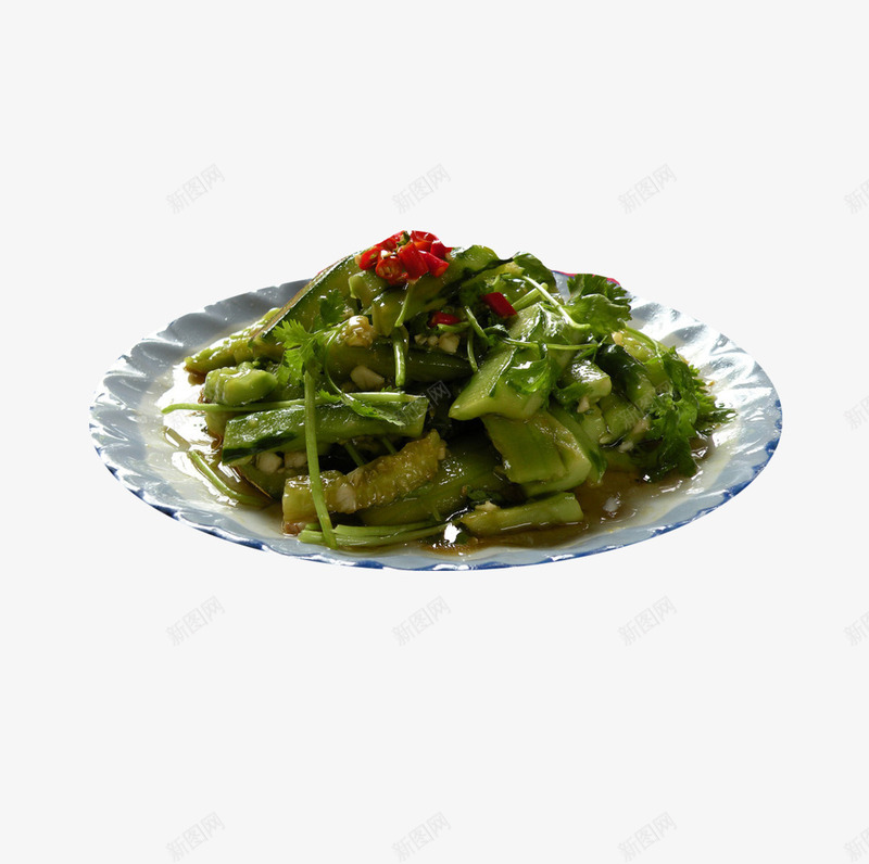 产品实物餐饮美食蒜泥黄瓜png免抠素材_新图网 https://ixintu.com 传统美食 家常小菜 家常菜 经典小吃 美食 蒜泥 蒜泥黄瓜 辣椒 酒店美食 餐饮美食 黄瓜