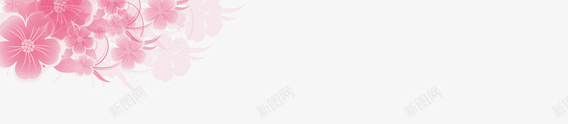 粉红花朵背景装饰效果png免抠素材_新图网 https://ixintu.com 感恩节 梅花 粉红 背景装饰 花纹 花藤