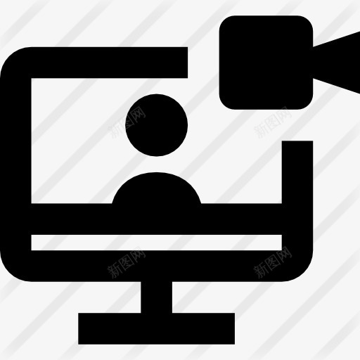视频通话图标png_新图网 https://ixintu.com 屏幕 监控 视频摄像机 视频通话 计算机技术 通信