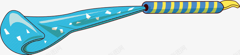 吹气响亮的蓝色喇叭png免抠素材_新图网 https://ixintu.com 卡通喇叭 吹气 响亮喇叭 喇叭 欢庆的喇叭 派对喇叭 蓝色喇叭