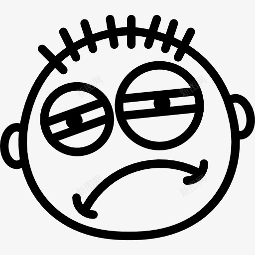 累了图标png_新图网 https://ixintu.com 休息 困了累了 接口 放松 睡觉 表情