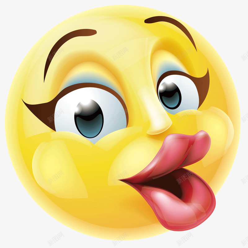 噘嘴的卡通人物表情图标png_新图网 https://ixintu.com 人物表情 卡通人物 噘嘴