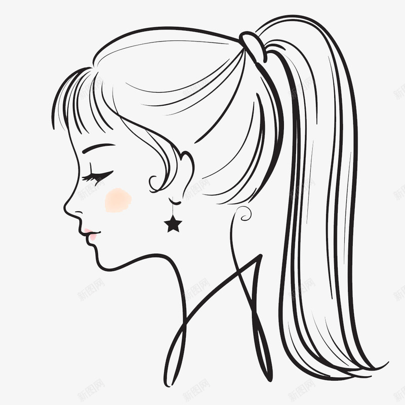 可爱的女孩png免抠素材_新图网 https://ixintu.com 卡通可爱 可爱表情 喜欢的 小可爱 惹人喜欢 萌萌的 萌萌的小可爱