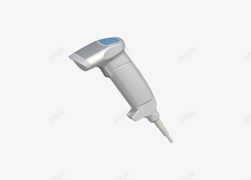 纯银色手柄扫描枪png免抠素材_新图网 https://ixintu.com 商品扫描枪 手柄扫描枪 扫描枪 纯银色扫描枪