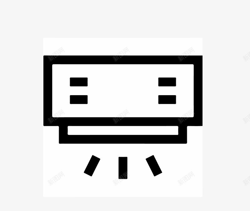 空调图标png_新图网 https://ixintu.com icon 冷气 制冷风扇 家用电器 家电 电器 空调 空调图标 空调图案 空调房 风 黑色 黑色图标