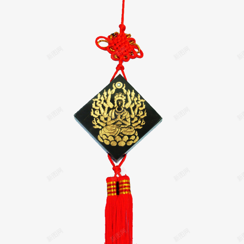 挂饰png免抠素材_新图网 https://ixintu.com 中国结 中国风饰品 吊穗 挂饰 汽车吉祥挂件 红绳 装饰饰品