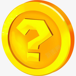 问号圆形金币png免抠素材_新图网 https://ixintu.com 圆形 金币 问号