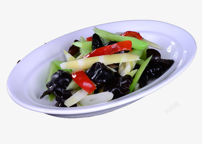 木耳酸笋辣椒png免抠素材_新图网 https://ixintu.com 木耳酸笋 蔬菜 辣椒 食材