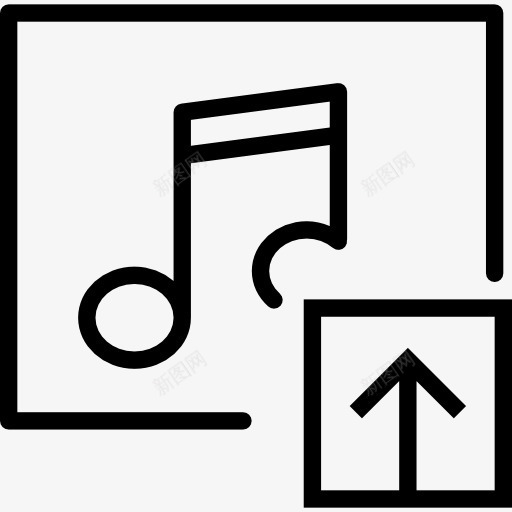音乐播放器图标png_新图网 https://ixintu.com 歌 界面 音乐 音乐播放器 音符 颤音