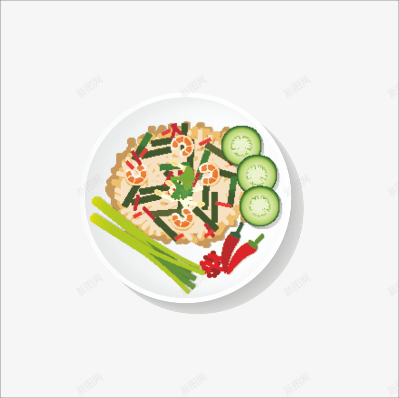 扁平化蔬菜盘png免抠素材_新图网 https://ixintu.com ppt素材 扁平化 蔬菜 辣椒 青瓜
