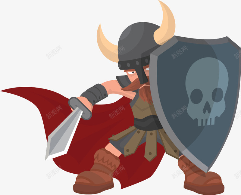 拿盾牌的士兵png免抠素材_新图网 https://ixintu.com 人物 卡通士兵 士兵 盾牌 矢量士兵