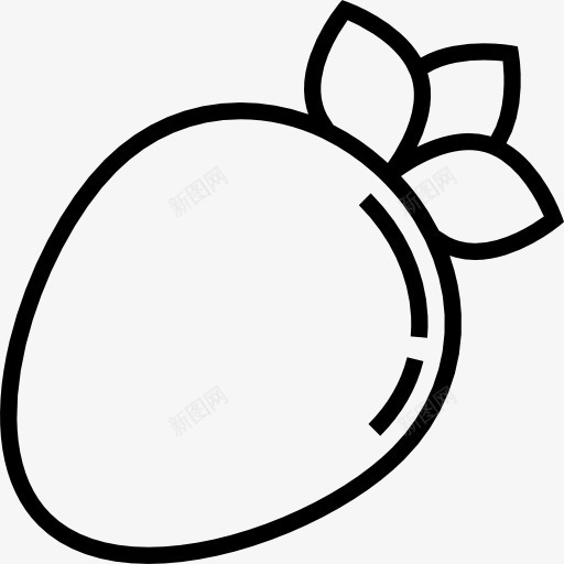 Strawberry图标png_新图网 https://ixintu.com 健康食品 有机食品和餐厅 水果 素食 素食主义者 草莓 食品 饮食