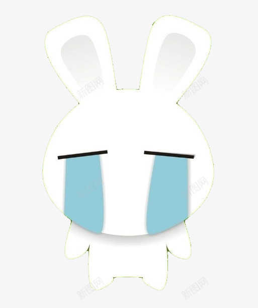 卡通不开心logo哭图标png_新图网 https://ixintu.com logo 不开心 动物 卡通 哭卡通不开心logo哭 哭表情包 小兔