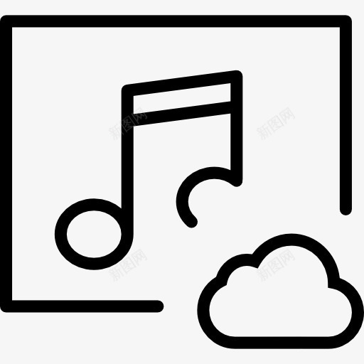 音乐播放器图标png_新图网 https://ixintu.com 歌 界面 音乐 音乐播放器 音符 颤音