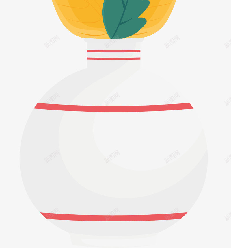 卡通花盆盆栽装饰png免抠素材_新图网 https://ixintu.com 摆件 盆栽 绿色 花瓶 花盆盆栽装饰