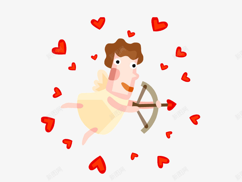 丘比特结婚卡通png免抠素材_新图网 https://ixintu.com 卡通 卡通矢量 比特 结婚 结婚矢量