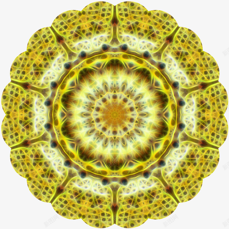 花式图案png免抠素材_新图网 https://ixintu.com 医学 形状 病毒 病菌 细菌 黄色