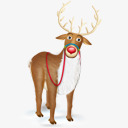 圣诞节麋鹿装饰图标图标