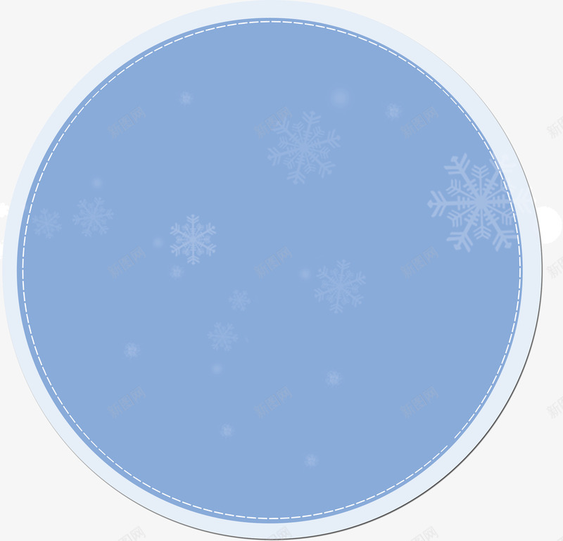 浅蓝色背景雪花装饰板png免抠素材_新图网 https://ixintu.com 浅蓝色背景 装饰板 雪花