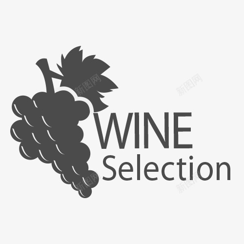 葡萄酒LOGO图标png_新图网 https://ixintu.com 葡萄 葡萄酒 葡萄酒标签 高脚杯