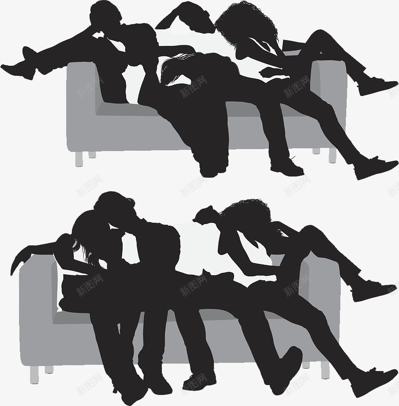 黑白剪影乏力的商务人士png免抠素材_新图网 https://ixintu.com 一堆人 乏力 乏力商务人士 剪影 疲惫不堪睡着了 疲惫困乏状态 黑白