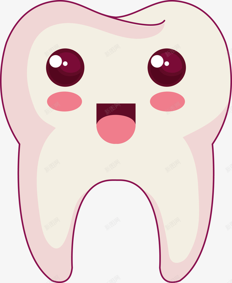 可爱微笑的牙齿笑容图png免抠素材_新图网 https://ixintu.com 人体器官 微笑 微笑表情 手绘牙齿 清洁 牙 牙齿 牙齿微笑 牙齿笑容 矢量牙齿