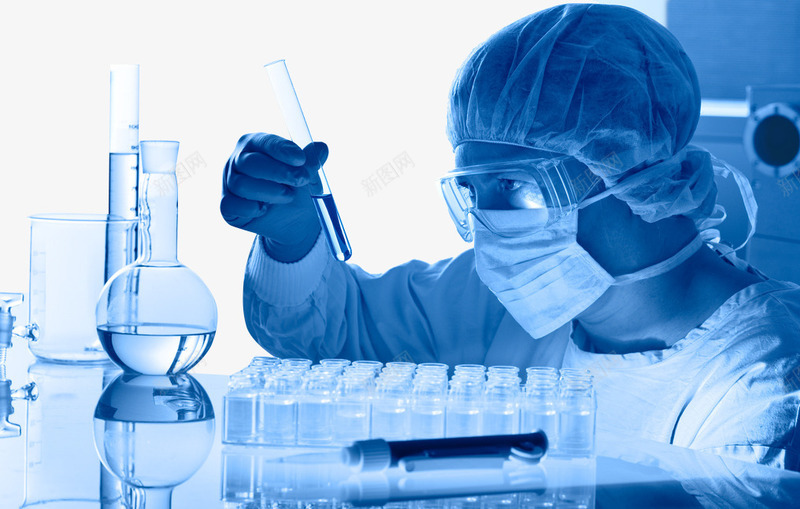 实验过程png免抠素材_新图网 https://ixintu.com 生物实验 真人 科技 蓝色