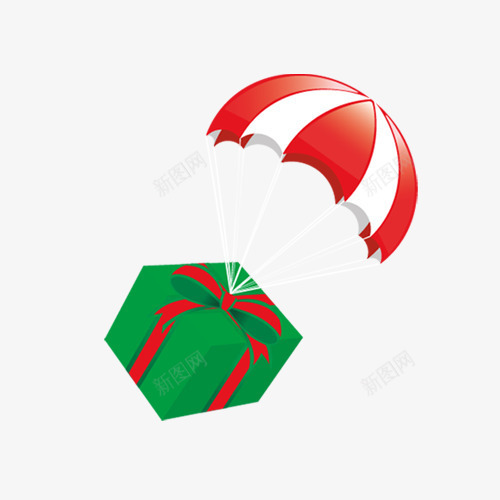 从天而降的礼物圣诞节png免抠素材_新图网 https://ixintu.com 从天而降 圣诞节 礼物