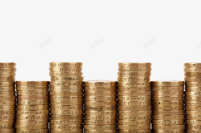 一堆金色的硬币png免抠素材_新图网 https://ixintu.com 硬币 金币 金色 钱