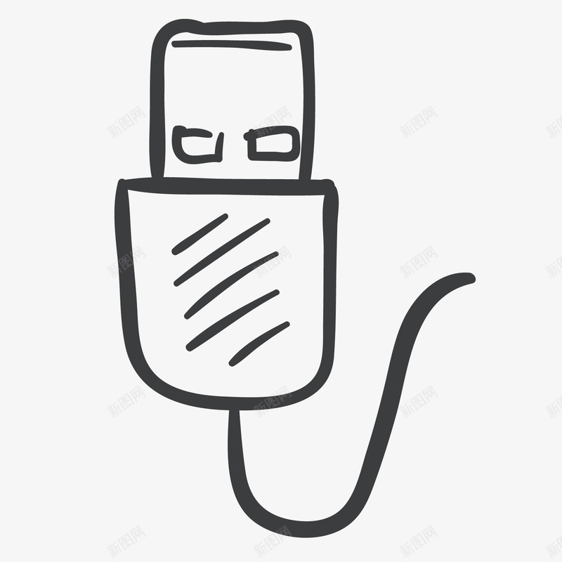 充电usb图标苹果矢量图ai_新图网 https://ixintu.com icon usb 充电 图标 苹果 苹果充电 矢量图