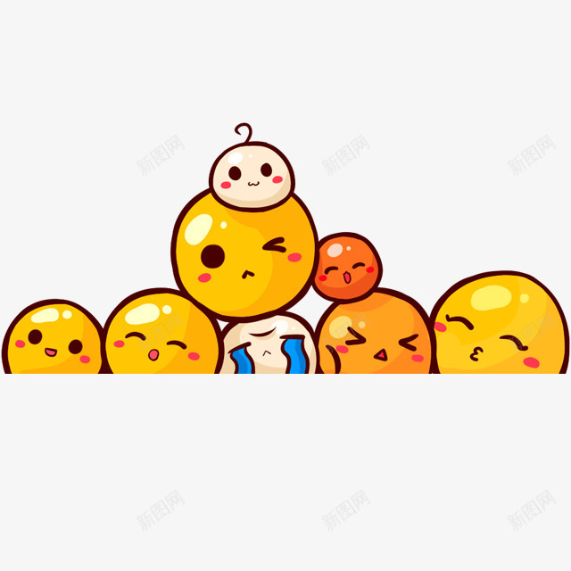 表情包贴纸平台可爱风png免抠素材_新图网 https://ixintu.com 可爱 平台 表情