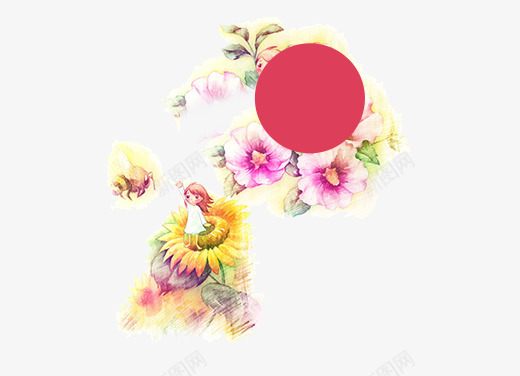 鲜艳的花朵png免抠素材_新图网 https://ixintu.com 中国古代风 习俗 大方得体 民族特色 紫色的太阳 鲜艳明亮