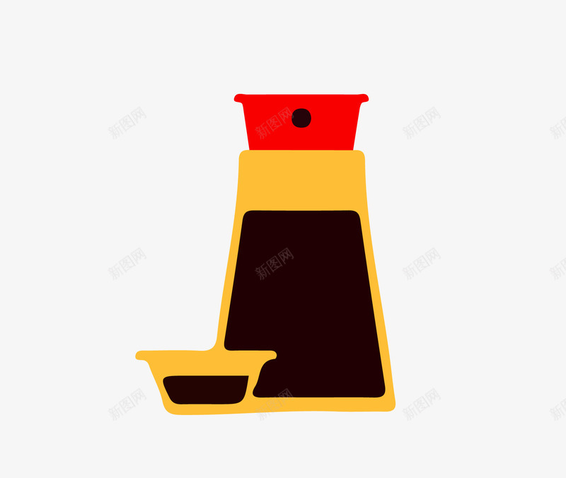 酱油瓶矢量图图标ai_新图网 https://ixintu.com ai格式 icon 图标 手绘酱油瓶 打酱油 瓶 矢量图 碗 调料瓶 酱油 酱油瓶 食品瓶
