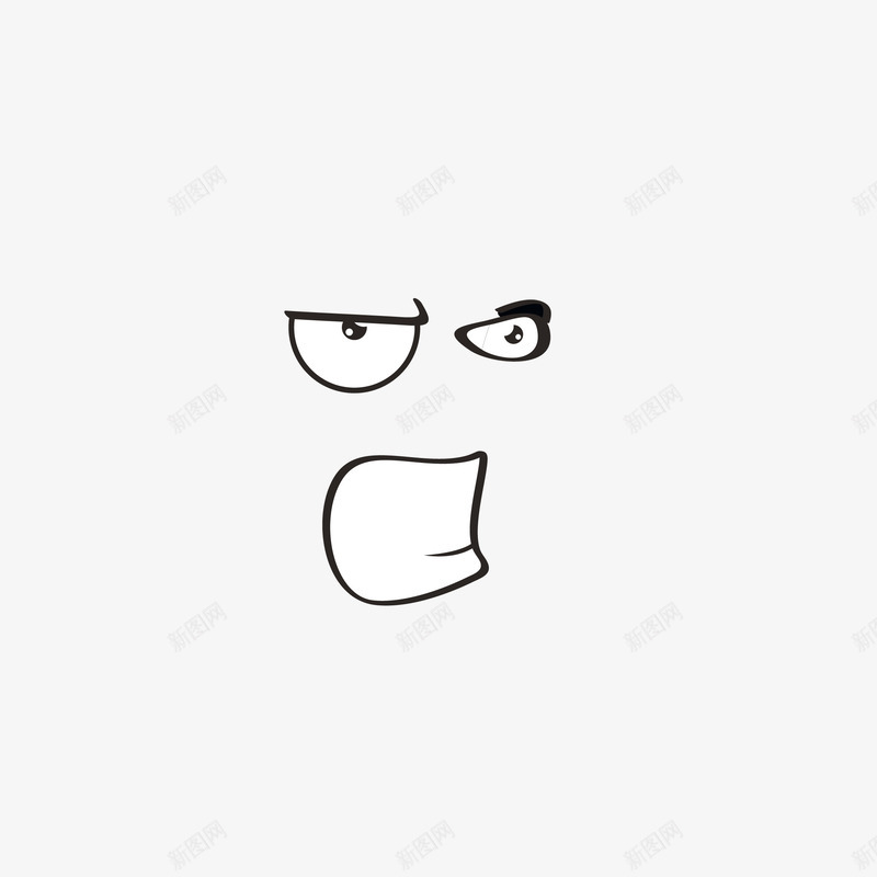 非常愤怒黑色卡通表情矢量图图标eps_新图网 https://ixintu.com 卡通 卡通线条 卡通表情 可爱表情 表情 非常愤怒 黑色 黑色线条 矢量图