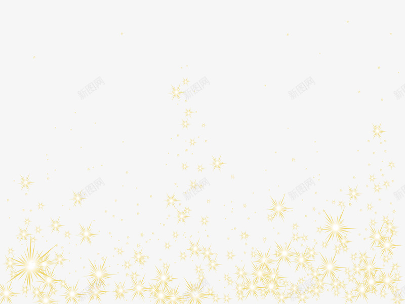 金色闪耀雪花png免抠素材_新图网 https://ixintu.com 光芒 光辉 圣诞节 梦幻 清新 漂浮 节日 金色 闪耀 雪花