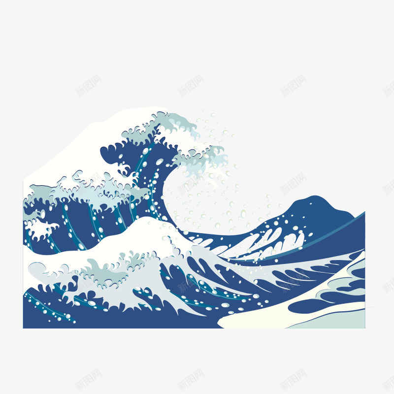 水花海浪海纹png免抠素材_新图网 https://ixintu.com 水花 波浪 海浪 海浪形状 海纹