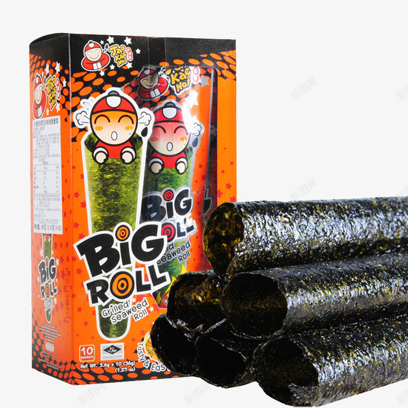 泰国海苔png免抠素材_新图网 https://ixintu.com 产品实物 海苔卷 零食