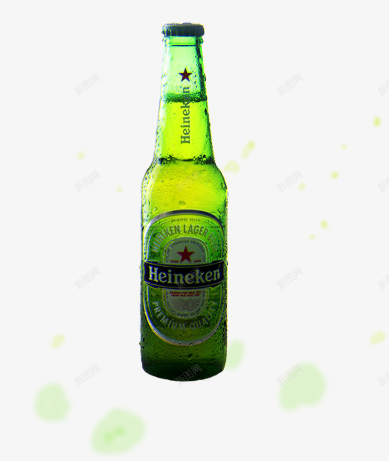 百威啤酒实物png免抠素材_新图网 https://ixintu.com 产品实物 啤酒 百威 绿色 装饰