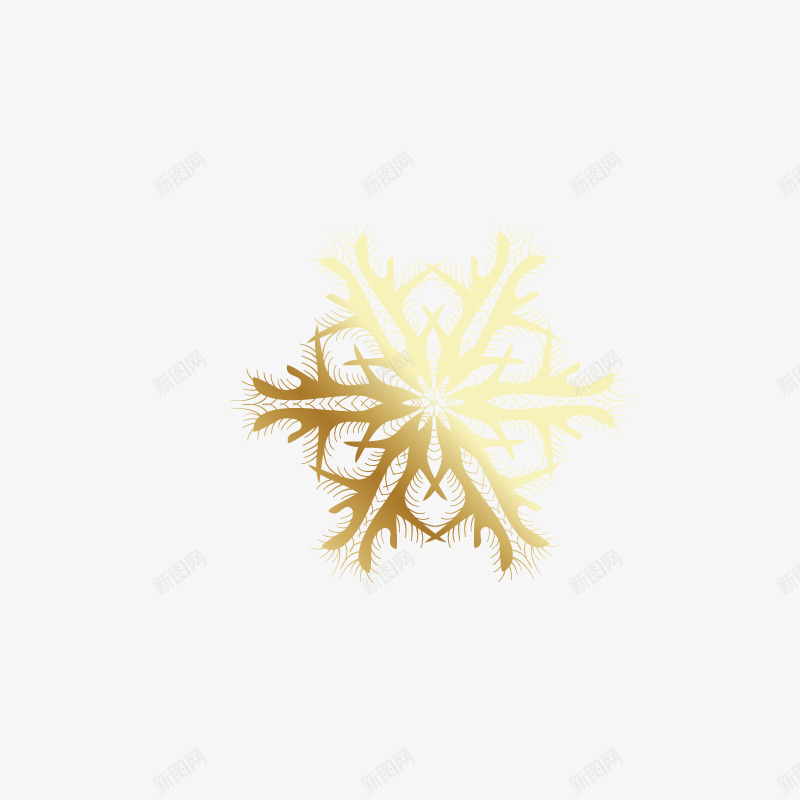 金色渐变雪花图标png_新图网 https://ixintu.com 复杂花纹雪花 欧式花纹 金色渐变 金色雪花 雪花免扣 雪花图标 雪花底纹 雪花晶体