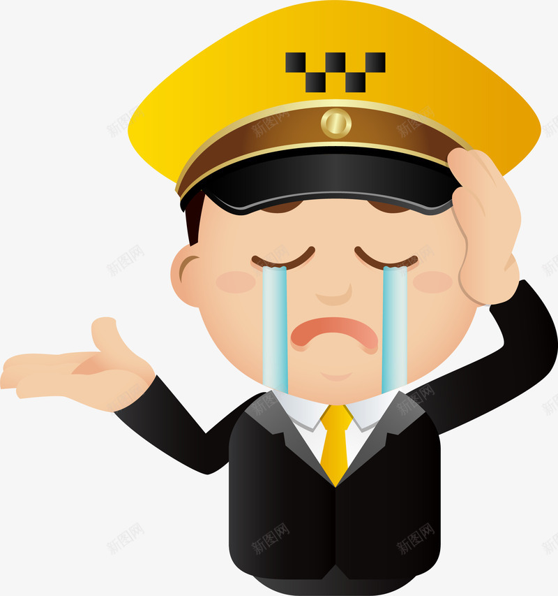 伤心哭泣表情包png免抠素材_新图网 https://ixintu.com 伤心 刑警 卡通 哭泣 小警察 民警 表情包 警务人员 警卫 警官 警察 警长