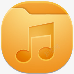 FoldermusicIcon图标png_新图网 https://ixintu.com audio folder music sound 声音 文件夹 音乐 音频