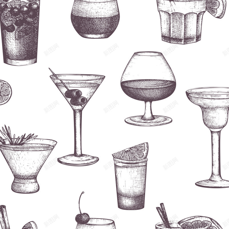 手绘杯子水杯透明杯子png免抠素材_新图网 https://ixintu.com 手绘 杯子 果汁 透明杯子 透明水瓶