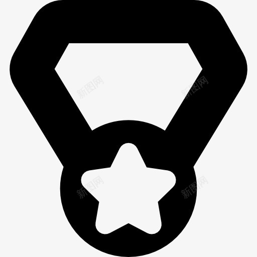 勋章的获得者图标png_新图网 https://ixintu.com 奖 奖牌 形状 明星 明星奖