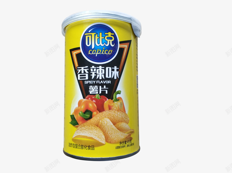 可比克薯片香辣png免抠素材_新图网 https://ixintu.com 可比克 薯片 辣椒 香辣
