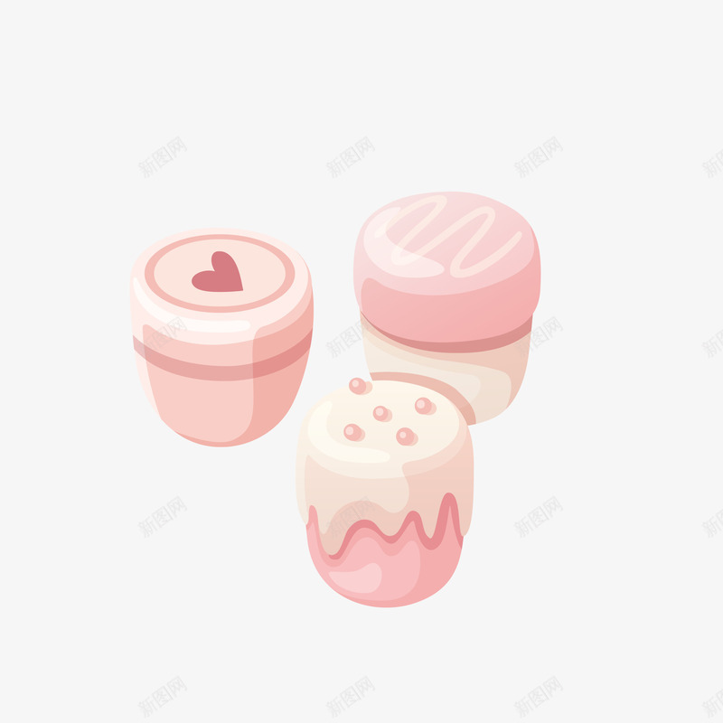 草莓味的酸奶矢量图eps免抠素材_新图网 https://ixintu.com 卡通 卡通酸奶 草莓 草莓味 草莓酸奶 酸奶 矢量图