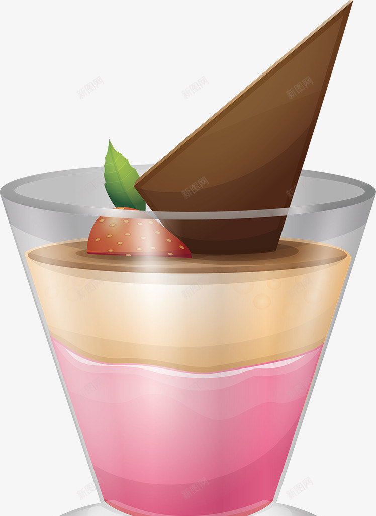 巧克力草莓奶茶杯png免抠素材_新图网 https://ixintu.com 免抠 奶茶杯 巧克力 素材 草莓